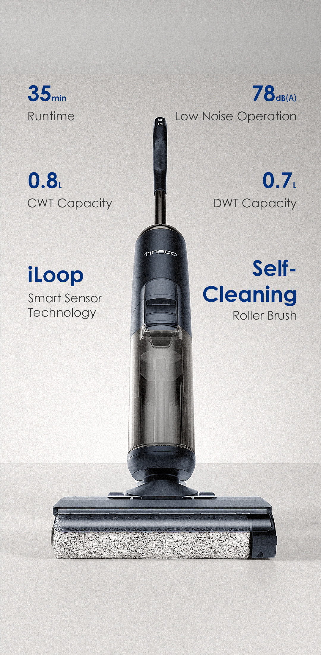 Tineco FLOOR ONE S5: Smart Cordless Wet Dry Vacuum Cleaner | Tineco US